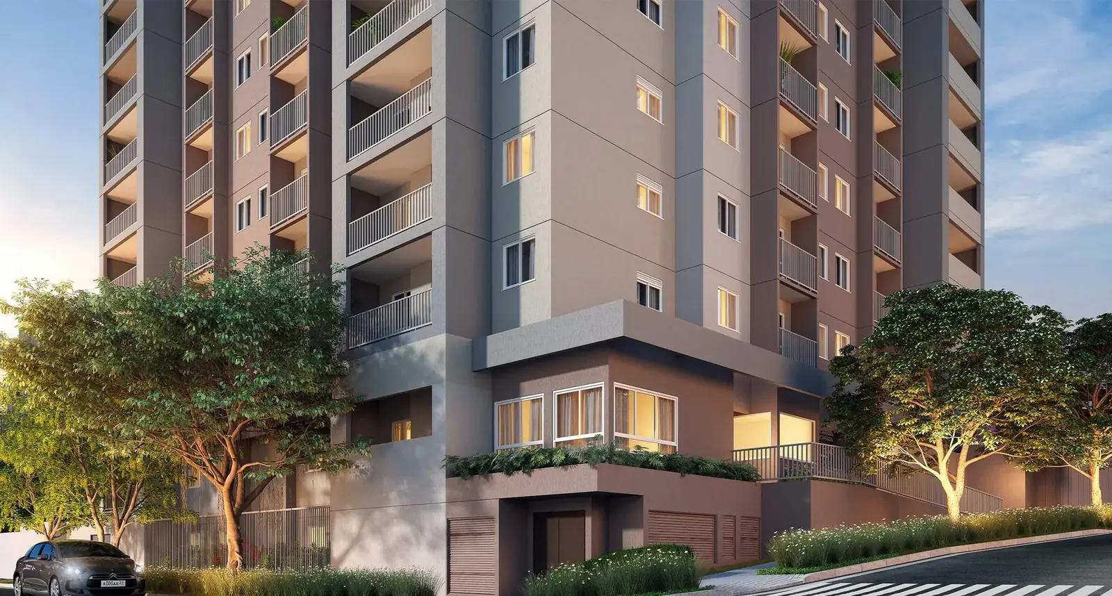 Home 375 Vila Sônia – perspectiva ilustrada do empreendimento na Vila Sônia, São Paulo